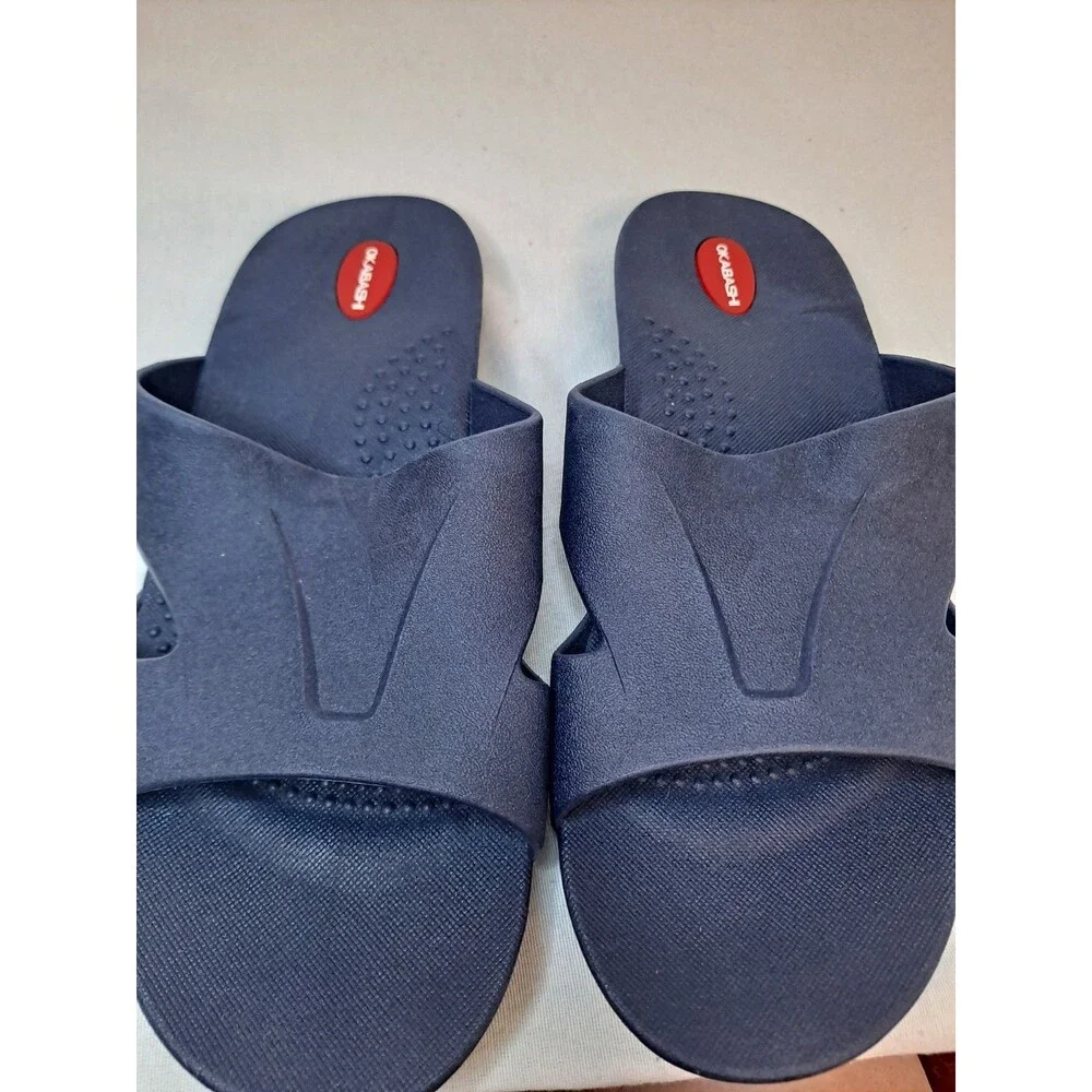 Okabashi Men's Slide Sandals Size XXL (12-13) Blue